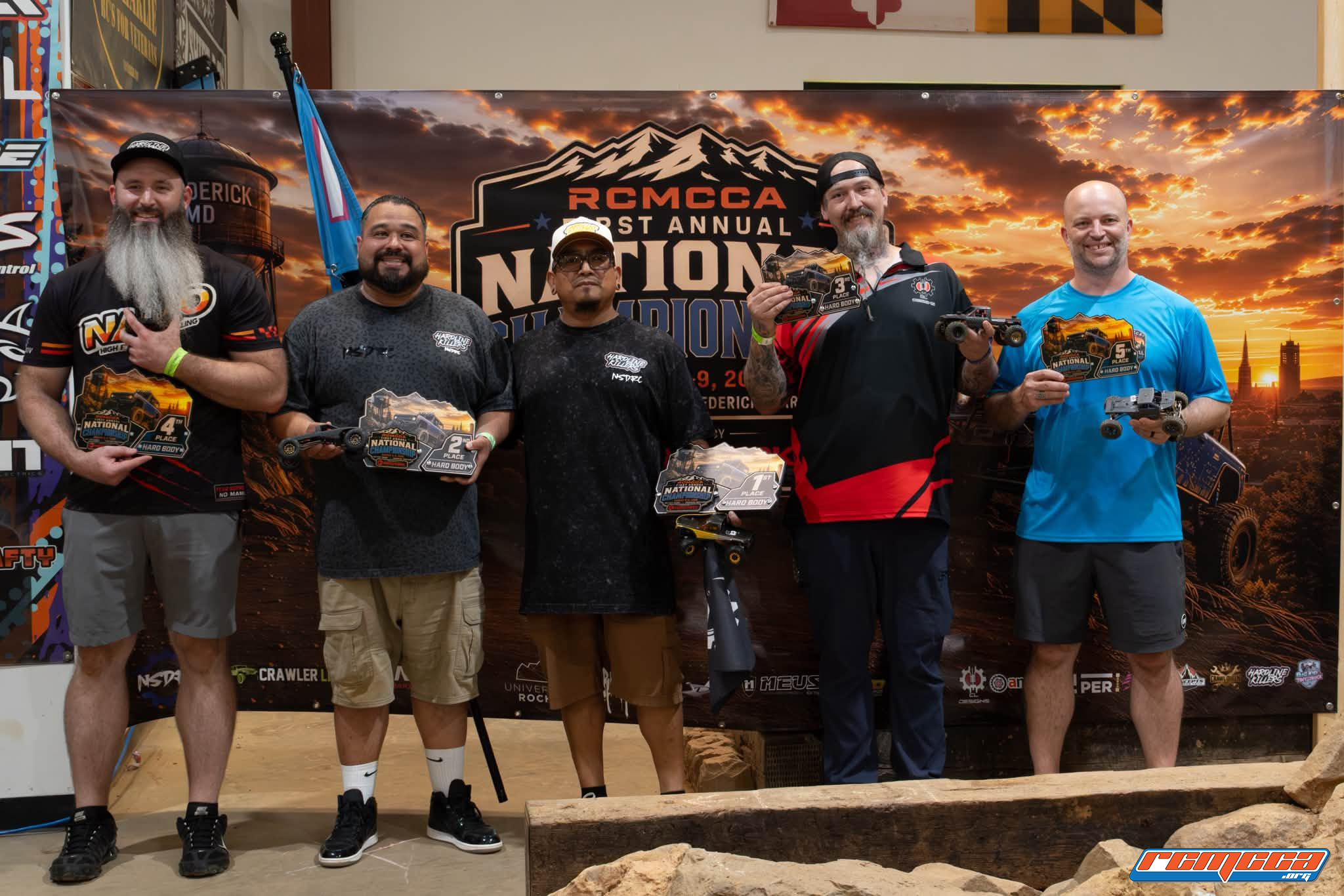 Hard Body class winners at the 2026 RCMCCA National Championship